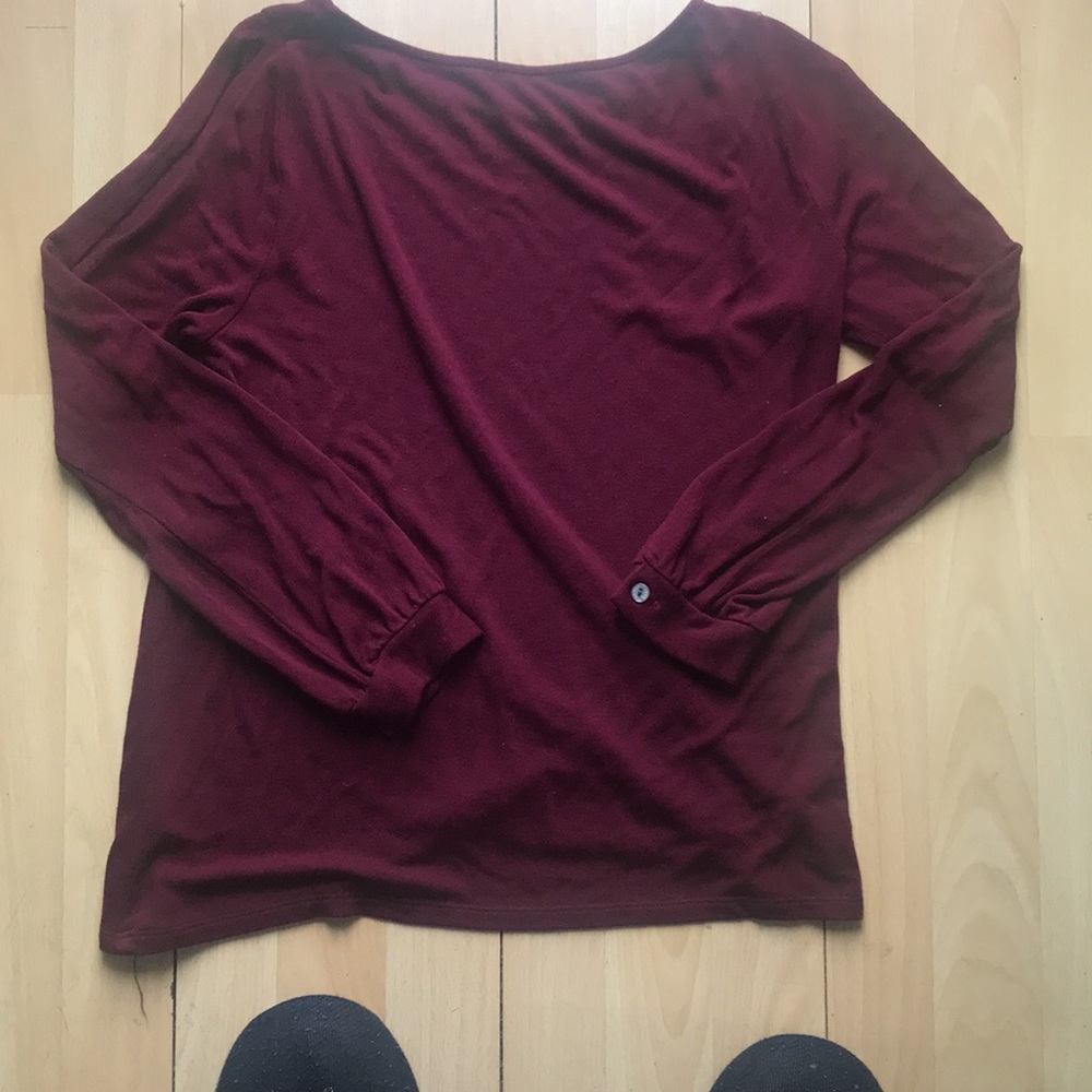 EUC Amour Vert Gmendolyn Long Sleeve Cold Shoulder - Picture 6 of 8